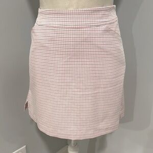 Pink and White Golf Skort